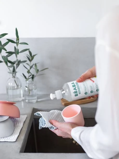 Lot De 2 Flacons De Liquide Vaisselle (500 Ml) BEABA Blanc - Beaba 4 Lot De 2 Flacons De Liquide Vaisselle (500 Ml) BEABA Blanc - Beaba – Image 4