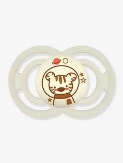 Lot De 2 Sucettes En Silicone MAM Perfect Nuit 18+ Gris + Beige - Mam -Buki France Shop lot de 2 sucettes en silicone mam perfect nuit 18 2