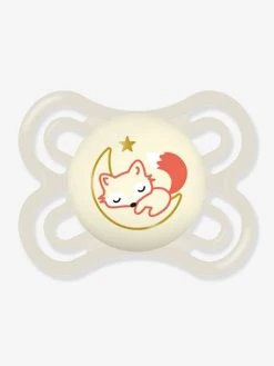 Lot De 2 Sucettes En Silicone MAM Perfect Nuit 2 à 6 Mois Vert + Beige - Mam -Buki France Shop lot de 2 sucettes en silicone mam perfect nuit 2 a 6 mois 2