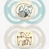 Lot De 2 Sucettes En Silicone MAM Perfect Nuit 6+ Vert + Beige - Mam