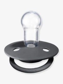 Lot De 2 Sucettes-tétines BIBS De Lux En Silicone Gris Fer + Bleu Layette - Bibs -Buki France Shop lot de 2 sucettes tetines bibs de lux en silicone 4