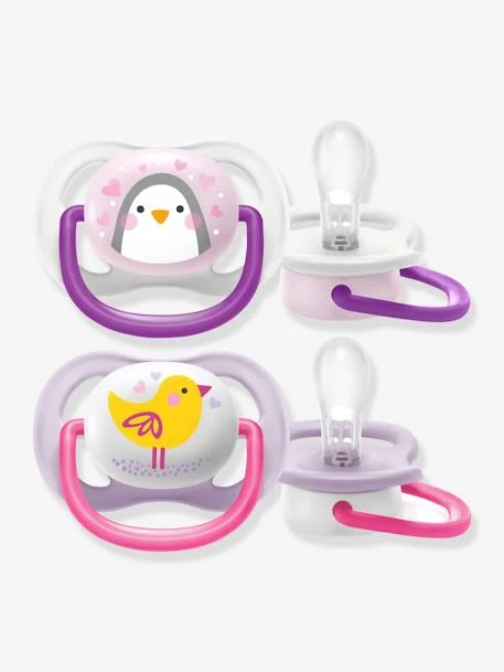 Lot De 2 Sucettes Ultra Air Animals 1er âge Philips AVENT Oiseau + Pingouin - Philips Avent 5 Lot De 2 Sucettes Ultra Air Animals 1er âge Philips AVENT Oiseau + Pingouin - Philips Avent – Image 5