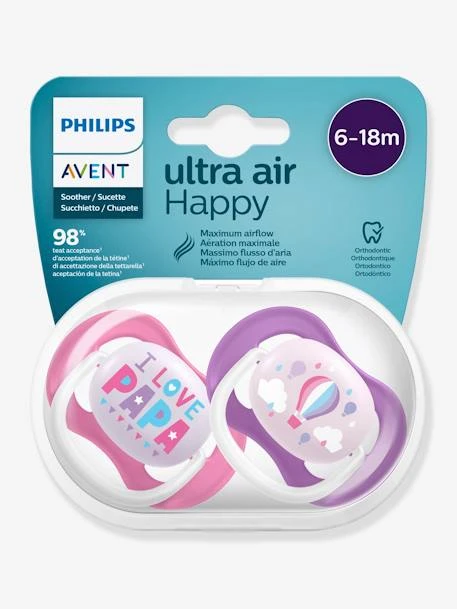 Lot De 2 Sucettes Ultra Air Animals 2e âge Philips AVENT Pingouin + éléphant - Philips Avent 3 Lot De 2 Sucettes Ultra Air Animals 2e âge Philips AVENT Pingouin + éléphant - Philips Avent – Image 3