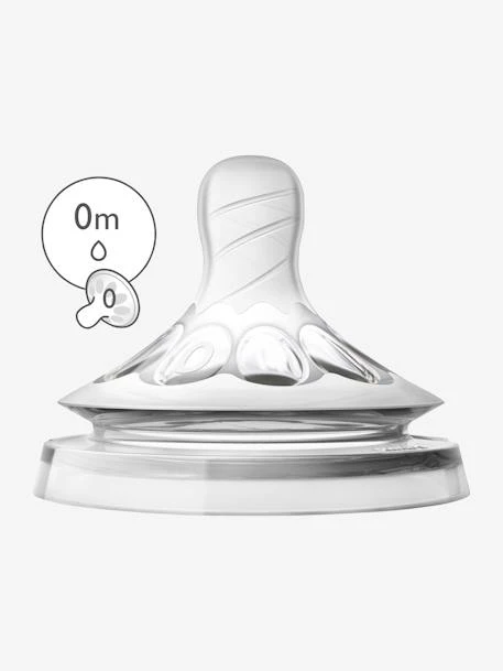 Lot De 2 Tétines Philips AVENT Natural, 5 Débits Transparent - Philips Avent 2 Lot De 2 Tétines Philips AVENT Natural, 5 Débits Transparent - Philips Avent – Image 2