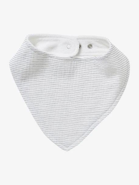 Lot De 3 Bavoirs Bandanas En Gaze De Coton Lot Vert Panda - Vertbaudet 4 Lot De 3 Bavoirs Bandanas En Gaze De Coton Lot Vert Panda - Vertbaudet – Image 4