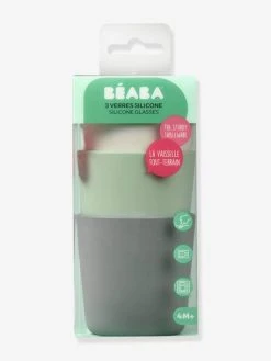 Lot De 3 Verres En Silicone BEABA Multicolore - Beaba -Buki France Shop lot de 3 verres en silicone beaba 2