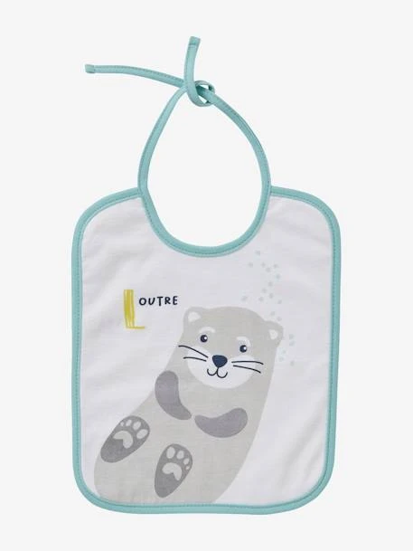 Lot De 7 Bavoirs Bébé Imprimés Fond Blanc - Vertbaudet 3 Lot De 7 Bavoirs Bébé Imprimés Fond Blanc - Vertbaudet – Image 3