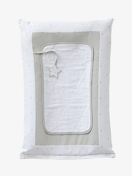 Matelas à Langer Bébé Et Sa Housse PLUIE D'ETOILES Blanc Imprimé - Vertbaudet 1 Matelas à Langer Bébé Et Sa Housse PLUIE D'ETOILES Blanc Imprimé - Vertbaudet