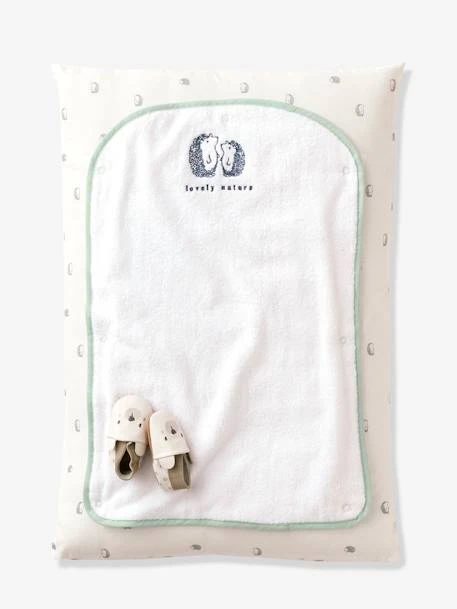 Matelas à Langer Bio Collection LOVELY NATURE Avec Housse + 2 Tapis Blanc/vert - Vertbaudet 2 Matelas à Langer Bio Collection LOVELY NATURE Avec Housse + 2 Tapis Blanc/vert - Vertbaudet – Image 2