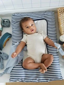 Matelas à Langer MARINIÈRE Blanc/bleu - Vertbaudet 7 Matelas à Langer MARINIÈRE Blanc/bleu - Vertbaudet -Buki France Shop matelas a langer mariniere 2