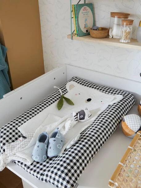 Matelas à Langer MINI ZOO Avec Housse + 2 Tapis Noir / Blanc - Vertbaudet 3 Matelas à Langer MINI ZOO Avec Housse + 2 Tapis Noir / Blanc - Vertbaudet – Image 3