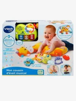 Mon Coussin D’éveil Musical VTECH Multicolore - Toutes Les Marques -Buki France Shop mon coussin deveil musical vtech 3