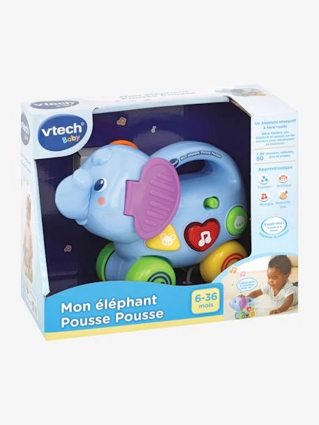 Mon éléphant Pousse Pousse VTECH Multicolore - Toutes Les Marques 4 Mon éléphant Pousse Pousse VTECH Multicolore - Toutes Les Marques – Image 4