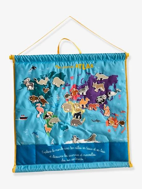 Mon Premier Atlas En Tissu AUZOU Bleu - Auzou 1 Mon Premier Atlas En Tissu AUZOU Bleu - Auzou
