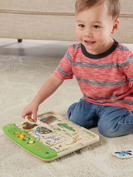Mon Premier Puzzle Interactif Des Animaux - VTECH Marron - Toutes Les Marques 2 Mon Premier Puzzle Interactif Des Animaux - VTECH Marron - Toutes Les Marques – Image 2