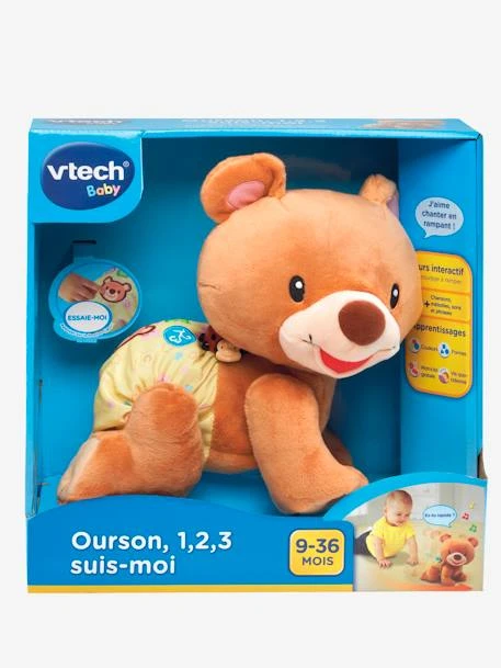 Ourson 123 Suis-moi VTECH Marron - Toutes Les Marques 2 Ourson 123 Suis-moi VTECH Marron - Toutes Les Marques – Image 2