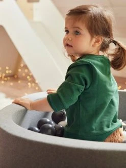 Parc Ă Balles En Mousse + 200 Balles Gris - Vertbaudet