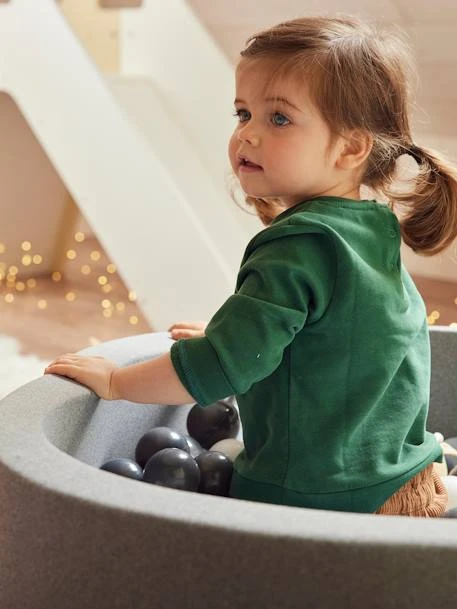 Parc à Balles En Mousse + 200 Balles Gris - Vertbaudet 1 Parc à Balles En Mousse + 200 Balles Gris - Vertbaudet