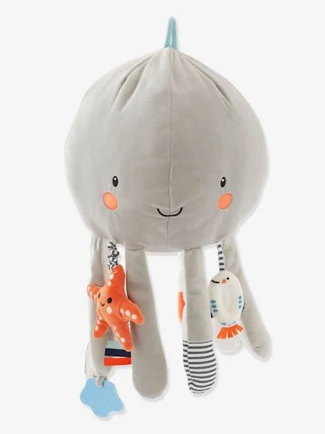 Peluche Pieuvre D'activités Géante Eau Salée Gris - Vertbaudet 2 Peluche Pieuvre D'activités Géante Eau Salée Gris - Vertbaudet – Image 2