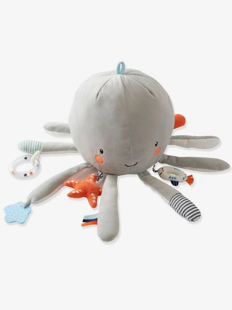 Peluche Pieuvre D'activités Géante Eau Salée Gris - Vertbaudet 1 Peluche Pieuvre D'activités Géante Eau Salée Gris - Vertbaudet