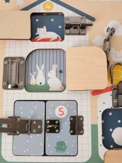 Planche à Verrous En Bois FSC® Multicolore - Vertbaudet -Buki France Shop planche a verrous en bois fsc 2