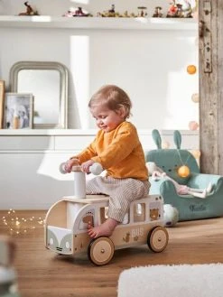 Porteur Bus à Doudous HANOÏ En Bois FSC® Multicolore - Vertbaudet