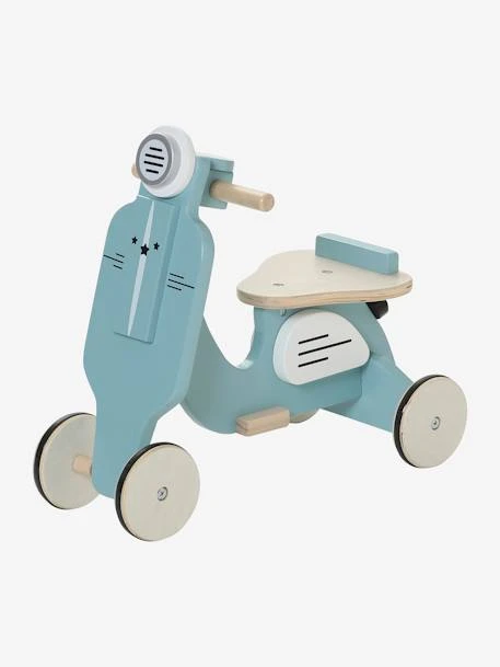 Porteur Scooter En Bois FSC® Bleu - Vertbaudet 1 Porteur Scooter En Bois FSC® Bleu - Vertbaudet