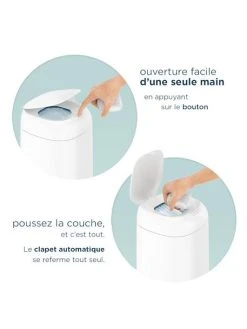 Poubelle à Couches Dress Up ANGELCARE Blanc - Angelcare 10 Poubelle à Couches Dress Up ANGELCARE Blanc - Angelcare -Buki France Shop poubelle a couches dress up angelcare 4