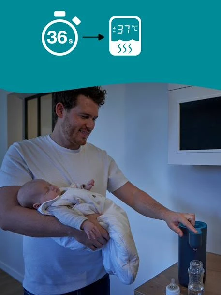 Préparateur De Biberon Milky Now BABYMOOV Bleu/gris - Babymoov 2 Préparateur De Biberon Milky Now BABYMOOV Bleu/gris - Babymoov – Image 2