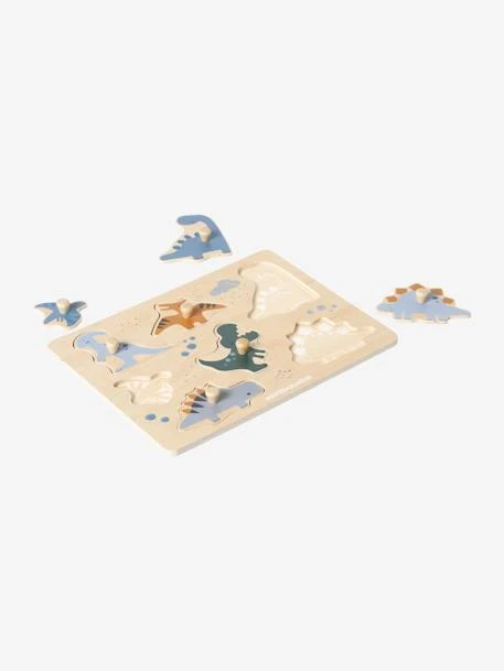 Puzzle Bouton Dinosaures En Bois FSC® Multicolore - Vertbaudet 1 Puzzle Bouton Dinosaures En Bois FSC® Multicolore - Vertbaudet