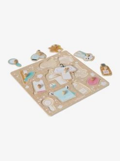 Puzzle Bouton Salle De Bain En Bois FSC® Multicolore - Vertbaudet -Buki France Shop puzzle bouton salle de bain en bois fsc 2