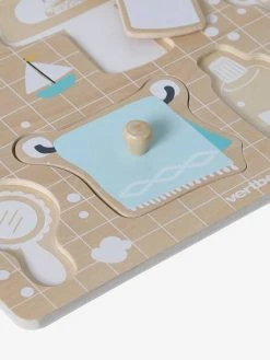 Puzzle Bouton Salle De Bain En Bois FSC® Multicolore - Vertbaudet -Buki France Shop puzzle bouton salle de bain en bois fsc 5