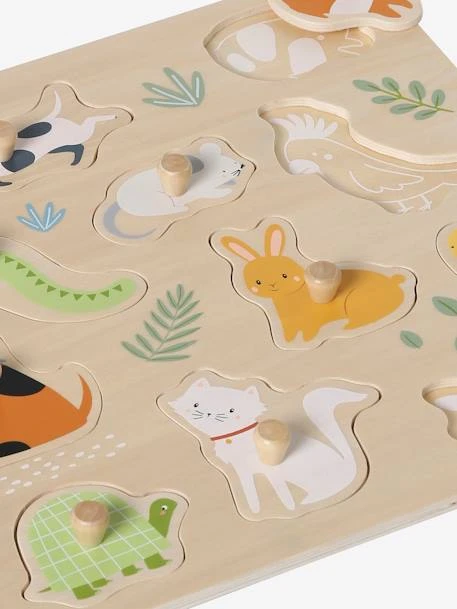 Puzzle Boutons Animaux De Compagnie En Bois FSC® Multicolore - Vertbaudet 5 Puzzle Boutons Animaux De Compagnie En Bois FSC® Multicolore - Vertbaudet – Image 5
