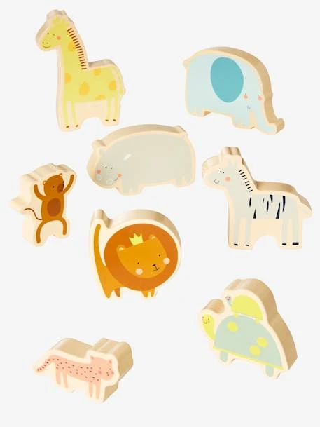 Puzzle Chunky Jungle En Bois FSC® Multicolore - Vertbaudet 4 Puzzle Chunky Jungle En Bois FSC® Multicolore - Vertbaudet – Image 4