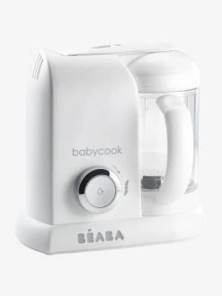 Robot 4 En 1 BEABA Babycook Solo Blanc/vert - Beaba -Buki France Shop robot 4 en 1 beaba babycook solo 2