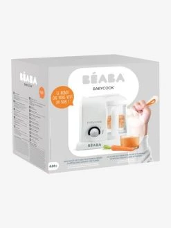 Robot 4 En 1 BEABA Babycook Solo Blanc/vert - Beaba -Buki France Shop robot 4 en 1 beaba babycook solo 3