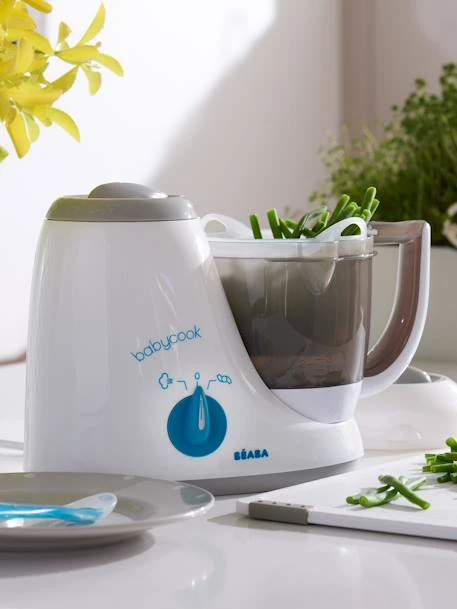 Robot BEABA Babycook Original Blanc/bleu/gris - Beaba 2 Robot BEABA Babycook Original Blanc/bleu/gris - Beaba – Image 2