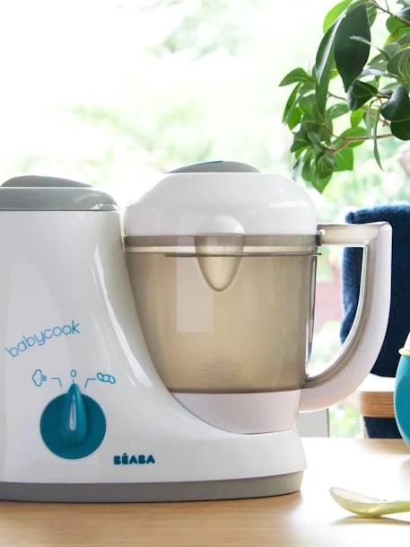 Robot BEABA Babycook Original Blanc/bleu/gris - Beaba 1 Robot BEABA Babycook Original Blanc/bleu/gris - Beaba