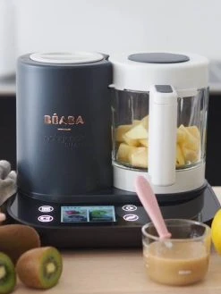 Robot Connecté BEABA Babycook Smart Gris Anthracite/blanc - Beaba -Buki France Shop robot connecte beaba babycook smart 3