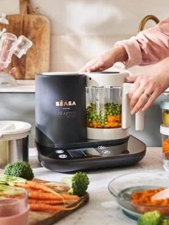 Robot Connecté BEABA Babycook Smart Gris Anthracite/blanc - Beaba -Buki France Shop robot connecte beaba babycook smart 4