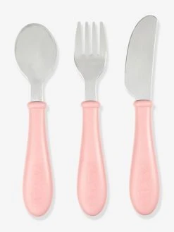 Set 3 Couverts D'apprentissage Inox BEABA Airy Green - Beaba -Buki France Shop set 3 couverts dapprentissage inox beaba 5