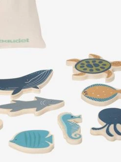 Set D'animaux Marins En Bois FSC® Bleu - Vertbaudet 5 Set D'animaux Marins En Bois FSC® Bleu - Vertbaudet -Buki France Shop set danimaux marins en bois fsc 2