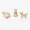 Set De 3 Jouets En Bambou Multicolore - Vertbaudet