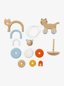 Set De 3 Jouets En Bambou Multicolore - Vertbaudet -Buki France Shop set de 3 jouets en bambou 2