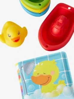 Set Livre, Canard Et Bateaux De Bain Multicolore - Vertbaudet 5 Set Livre, Canard Et Bateaux De Bain Multicolore - Vertbaudet -Buki France Shop set livre canard et bateaux de bain 2