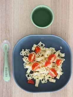 Set Vaisselle 4 Pièces Silicone BEABA Rose - Beaba -Buki France Shop set vaisselle 4 pieces silicone beaba 3