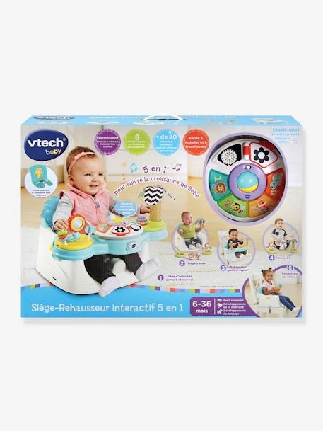 Siège-Réhausseur Interactif 5 En 1 - VTECH Multicolore - Toutes Les Marques 1 Siège-Réhausseur Interactif 5 En 1 - VTECH Multicolore - Toutes Les Marques