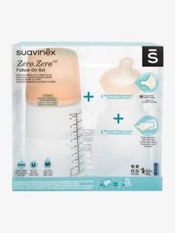 Starter Set Biberon Zero.Zero 270ml SUAVINEX Peau - Suavinex