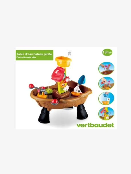 Table D'eau Bateau Pirate Marron - Vertbaudet 3 Table D'eau Bateau Pirate Marron - Vertbaudet – Image 3