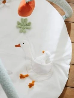 Tapis D'éveil Avec Arches En Coton Nid D'abeille LOVELY FARM Lovely Farm - Multicolore - Vertbaudet -Buki France Shop tapis deveil avec arches en coton nid dabeille lovely farm 2